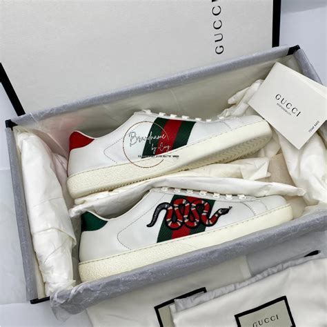 Gucci Ace Embroidered Snake Men's .